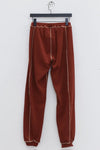 BASERANGE Track Pants FOSP-RIB-AU23 Burnt Red